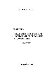 CORUPTIA: reglementari de drept, activitati de prevenire si combatere