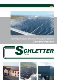 Professionelle Solar Montagesysteme Dach und Fassade