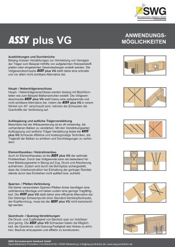 plus VG - SWG Produktion