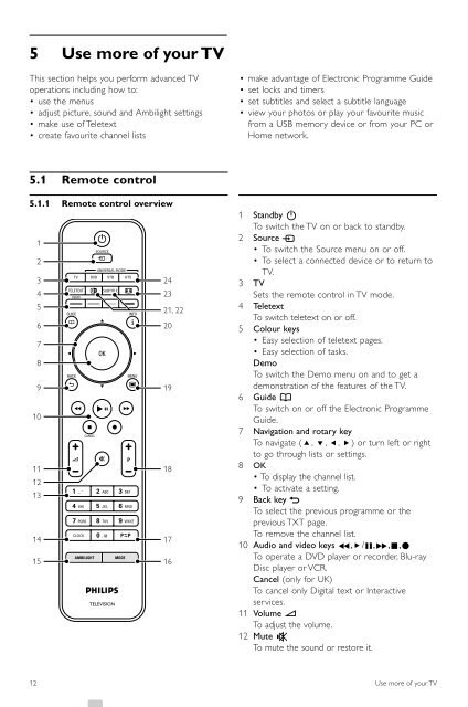 Philips 32PFL9613 LCD TV User Manual - Tv-Manual.com