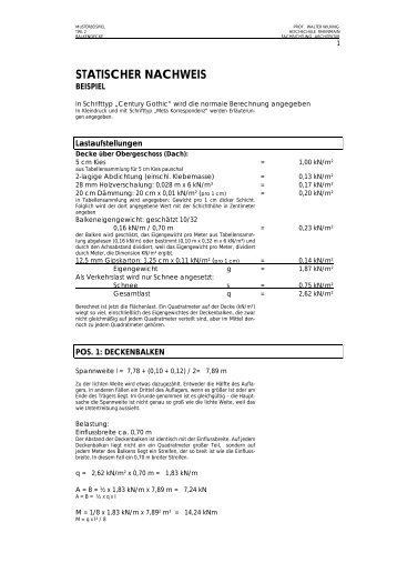 Statik Beispiel 02 ausführlich.pdf - Hochschule RheinMain