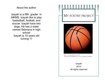 MY POETRY PROJECT