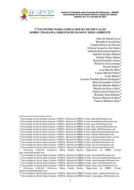 CIDADANIA - TUDO SALA DE AULA - Matemática Interdisciplinar