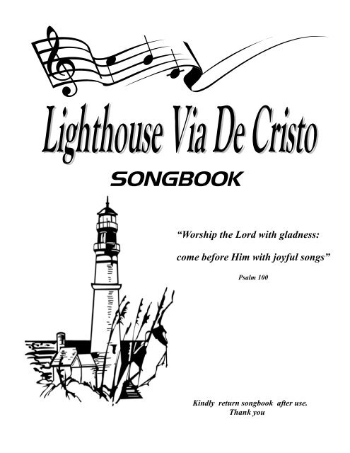 Songbook revision 7.pub - Lighthouse Via de Cristo