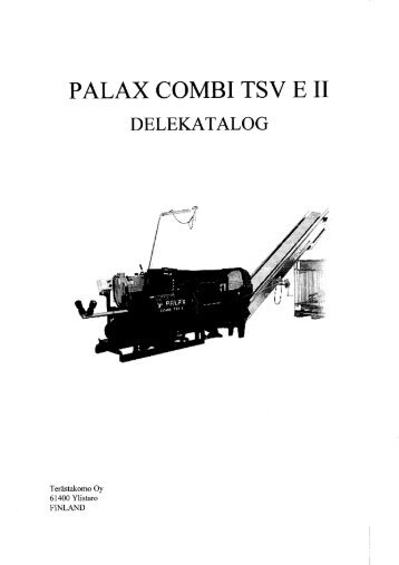 Page 1 PALAX COMBI TSV E II DELEKATALOG Terästakomo Oy ...