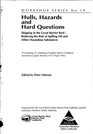 Hulls hazards and hard questions shipping in the GBR 1994