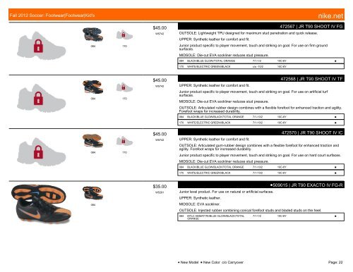 Nike Fall 2012 Footwear Catalog.pdf - Soccer Madness