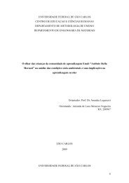“Antônio Stella Moruzzi” na análise das condições - UFSCar