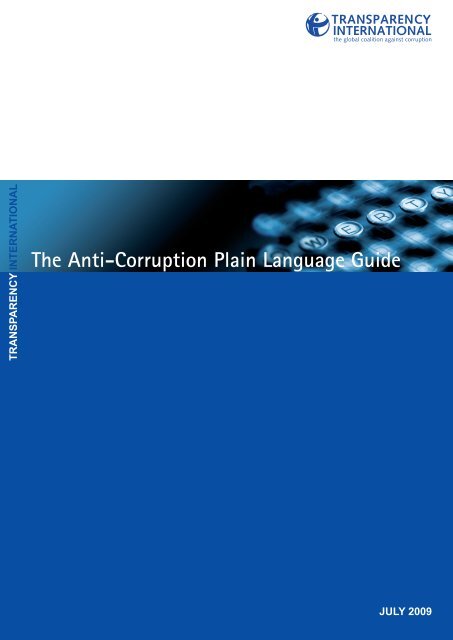 The Anti-Corruption Plain Language Guide - Transparency ...