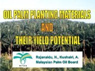 Rajanaidu, N., Kushairi, A. Malaysian Palm Oil Board - isopb
