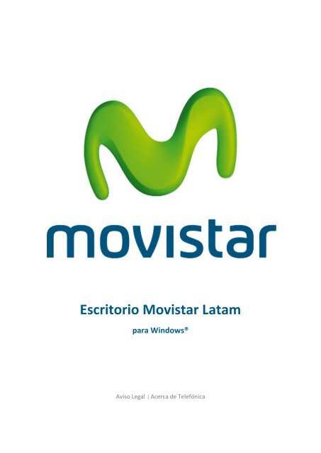 Escritorio Movistar Latam para Windows®