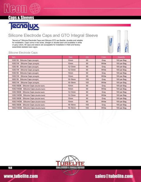 EGL AdvantageTM Electrodes Electrodes - Tubelite Company, Inc.