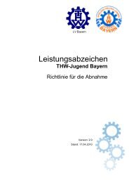 Leistungsabzeichen - THW-Jugend Bayern - THW Torgau