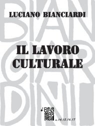 Lavoro culturale - Riaprire il fuoco