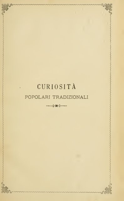 Curiosità popolari tradizionali - Centrostudirpinia.it