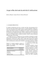 Acque reflue derivanti da attività di vinificazione