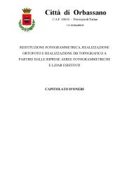 Documento Tecnico Preliminare Comune Di Orbassano