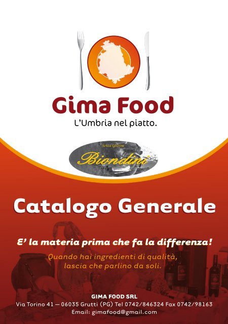 SALUMI Stagionati Biondini - Gima Food Srl