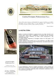 Brochure di presentazione: la cantina ed i vini - ItaliaDelVino.com