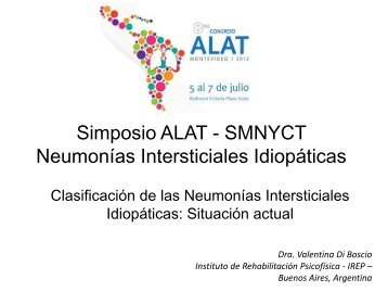 NSIP “idiopáticas” - ALAT