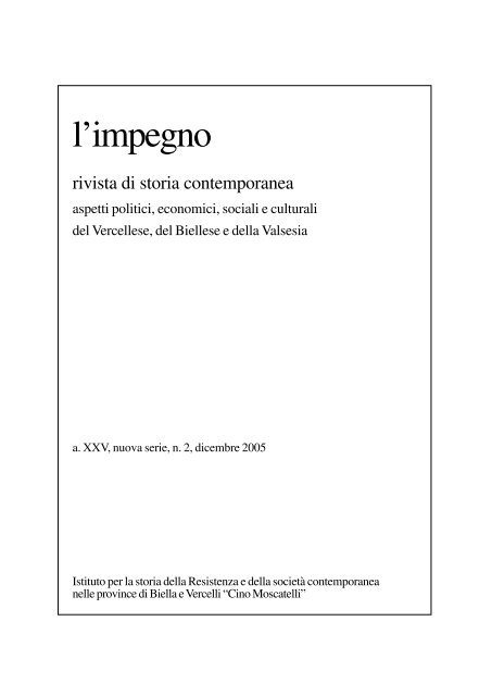 Machiavelli in America - Istituto per la storia della Resistenza e della ...