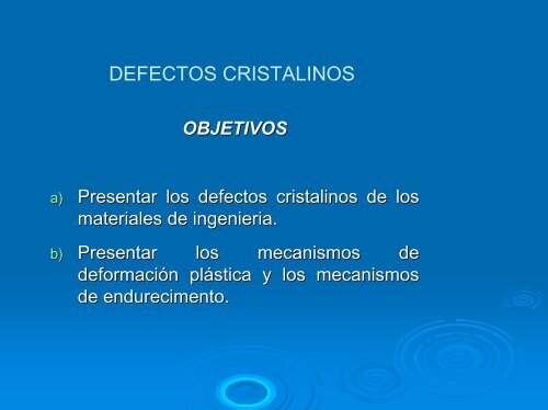 defectos de los cristales pdf