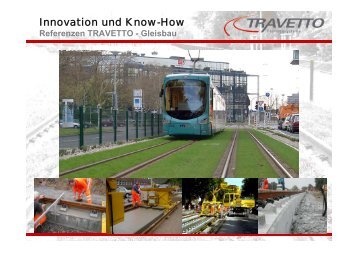 Innovation und Know-How - TRAVETTO Fahrwegsysteme ...