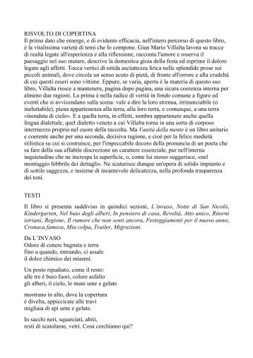 presentazione ed estratti libro Villalta - Conegliano 2000