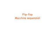 Flip-flop Macchine sequenziali