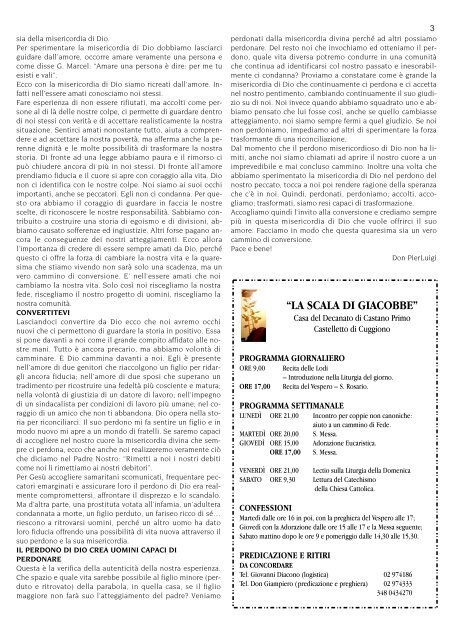 SCARICA IL PDF – 01 Febbraio 2013 - Comunità Pastorale S. Maria ...
