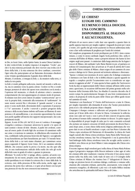 SCARICA IL PDF – 01 Febbraio 2013 - Comunità Pastorale S. Maria ...