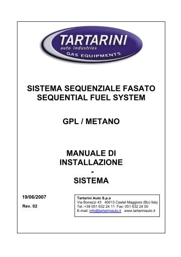 Manuale di nstallazione Sistema Sequenziale GPL e ...