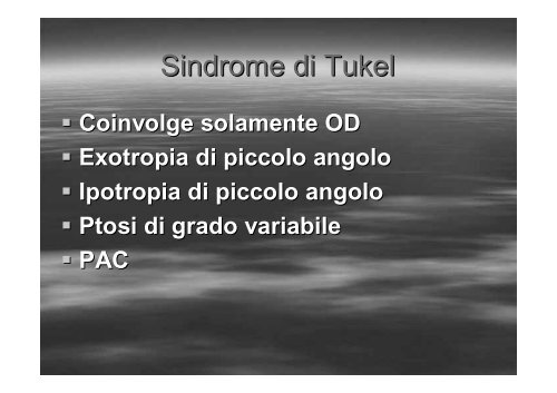 Fibrosi congenita dei muscoli extraoculari - E. Medea