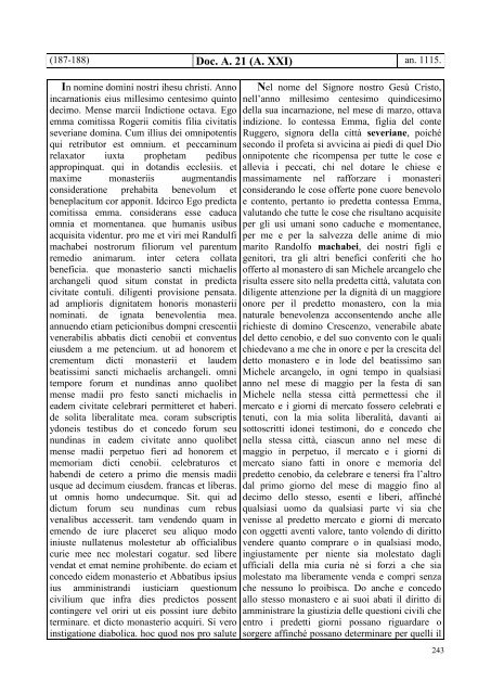 Attuario Michele Guerra, Documenti per la città di Aversa, Aversa ...