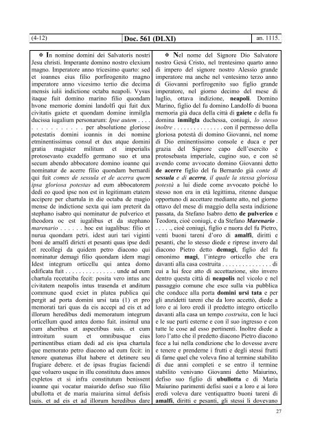 Attuario Michele Guerra, Documenti per la città di Aversa, Aversa ...