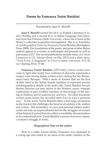 Journal of Italian Translation - Brooklyn College - Academic Home ...