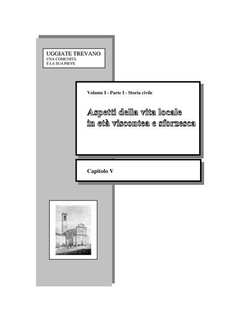 Volume 1 - Comune di Uggiate-Trevano