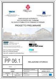 relazione storica - Piano Strutturale - Comune di Firenze