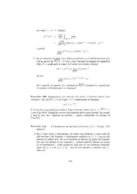 Esercizi svolti di analisi reale e complessa - Dipartimento di ...