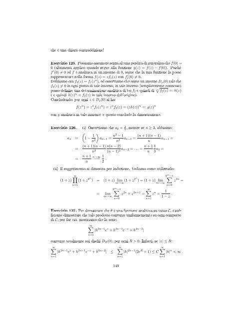 Esercizi svolti di analisi reale e complessa - Dipartimento di ...