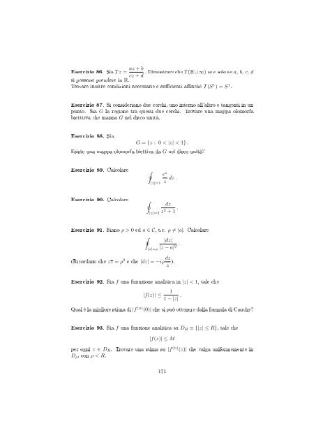 Esercizi svolti di analisi reale e complessa - Dipartimento di ...