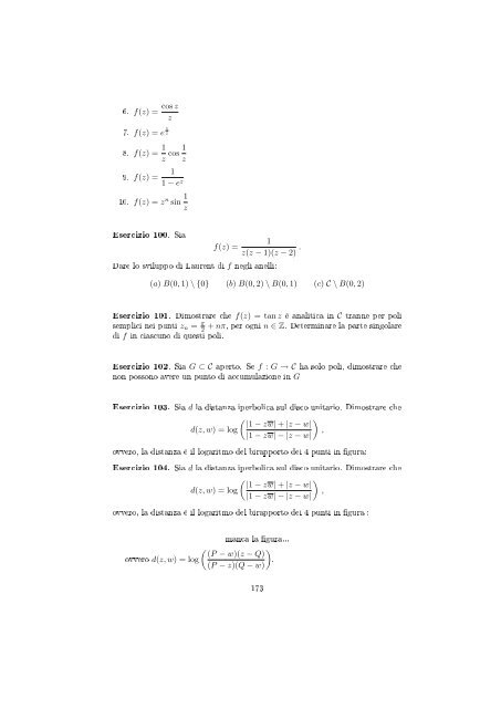 Esercizi svolti di analisi reale e complessa - Dipartimento di ...