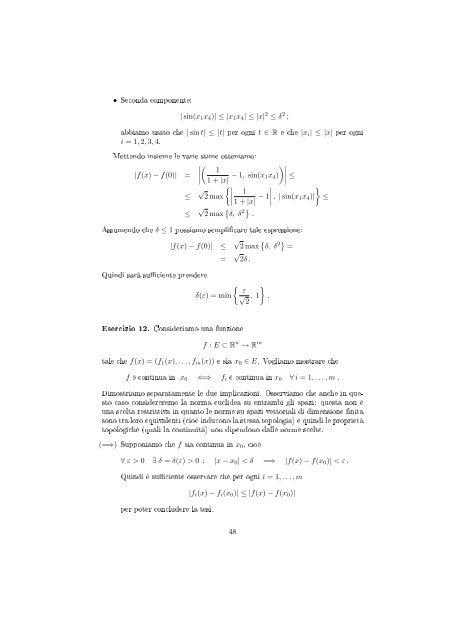 Esercizi svolti di analisi reale e complessa - Dipartimento di ...