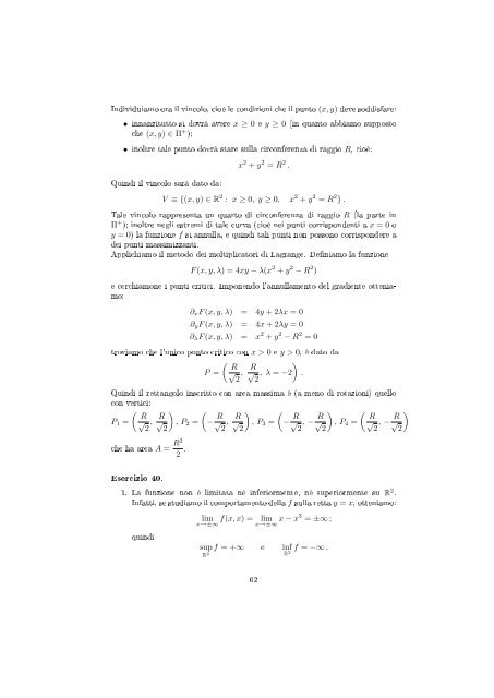 Esercizi svolti di analisi reale e complessa - Dipartimento di ...