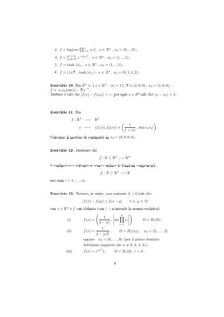 Esercizi svolti di analisi reale e complessa - Dipartimento di ...