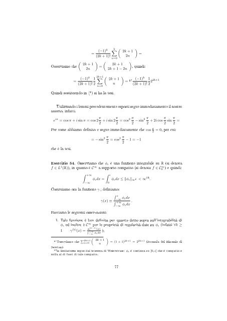 Esercizi svolti di analisi reale e complessa - Dipartimento di ...