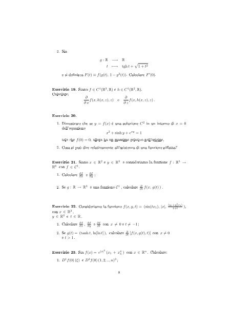 Esercizi svolti di analisi reale e complessa - Dipartimento di ...