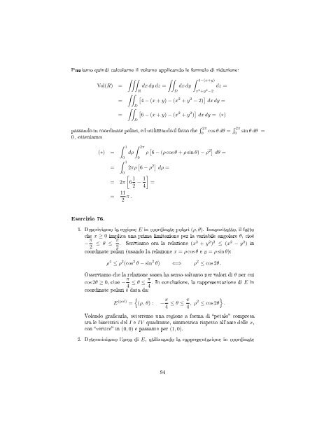 Esercizi svolti di analisi reale e complessa - Dipartimento di ...