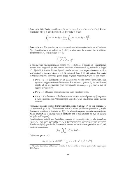 Esercizi svolti di analisi reale e complessa - Dipartimento di ...