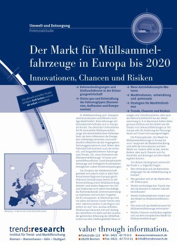Der Markt für Müllsammelfahrzeuge in Europa bis ... - trend:research